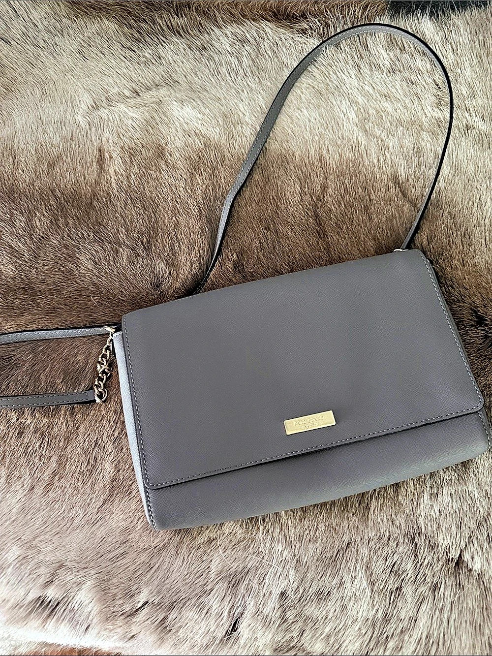 Kate Spade Gray Crossbody Bag